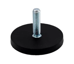 Neodymium Pot Magnet With Rubber Coating Round Permanent NdFeB M4 M6 M8 Screw Threaded Inner Or Outer Threaded high quality